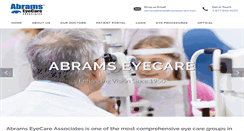 Desktop Screenshot of abramseyecare.com